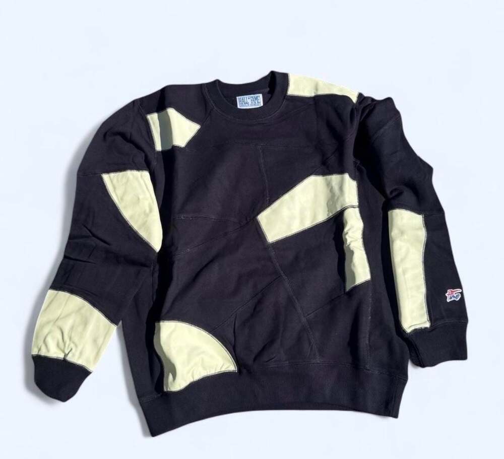 Hall of Fame Choice of Champions Patchwork Crewneck Sweatshirt Size M